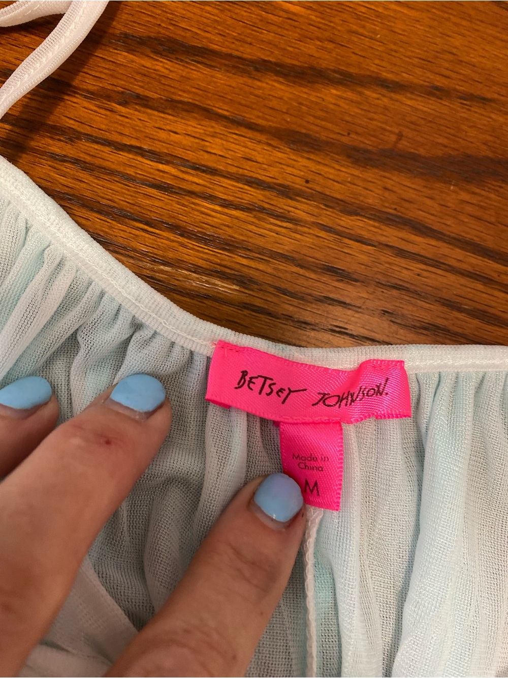 Betsey Johnson Chiffon Nighty - Picture 5 of 8